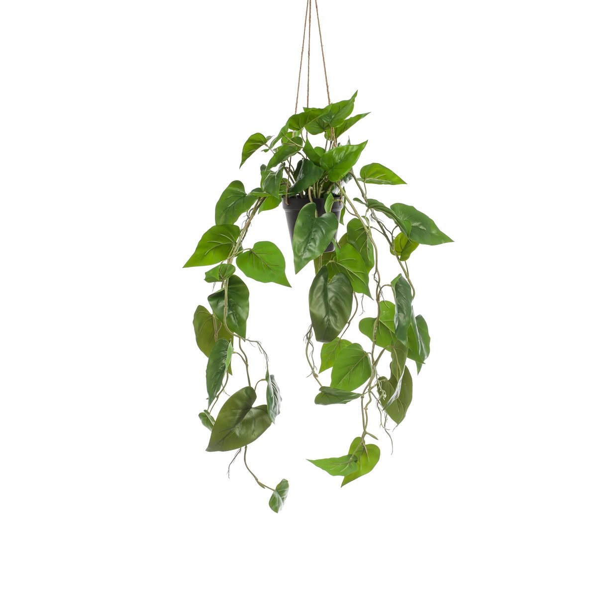 Kunstplant Philodendron 80 cm hangplant