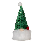 Christmas decoration with LED lighting Gnome 10x10x25 cm Green Synthetic