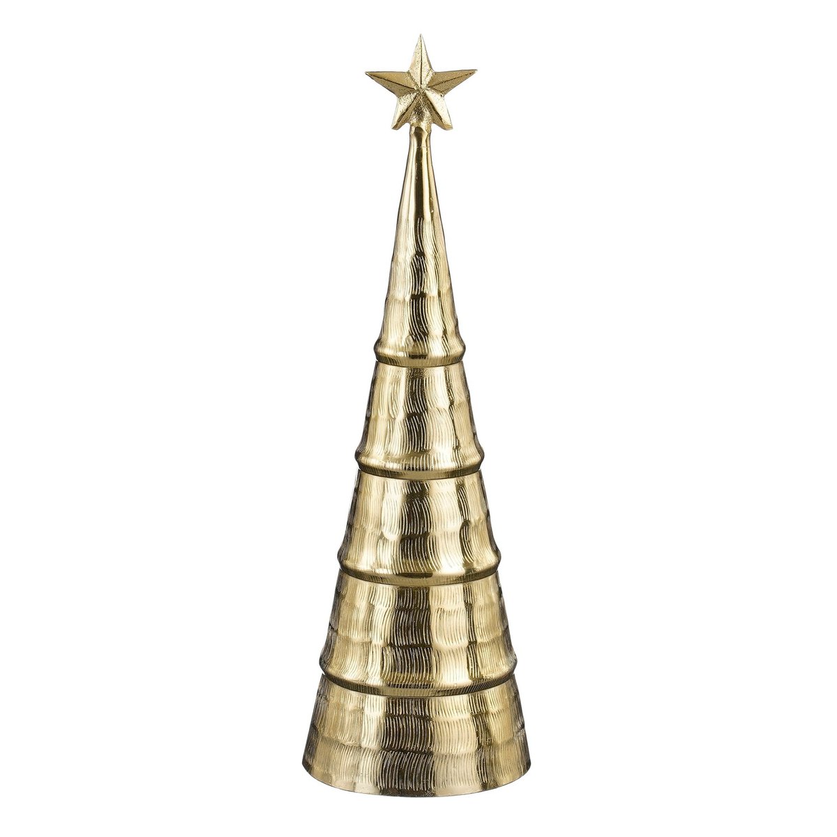 Kerstboom 43 cm goud ijzer