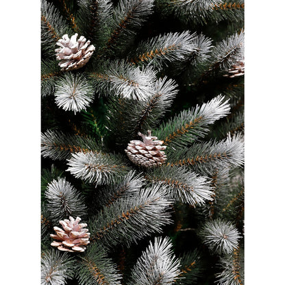 Pittsfield Kunstkerstboom Met Led Verlichting Groen Frosted