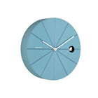 Wandklok Karlsson 28 cm blauw plastic