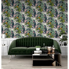 Dutch Wallcoverings Behang Passion Flower En Groen