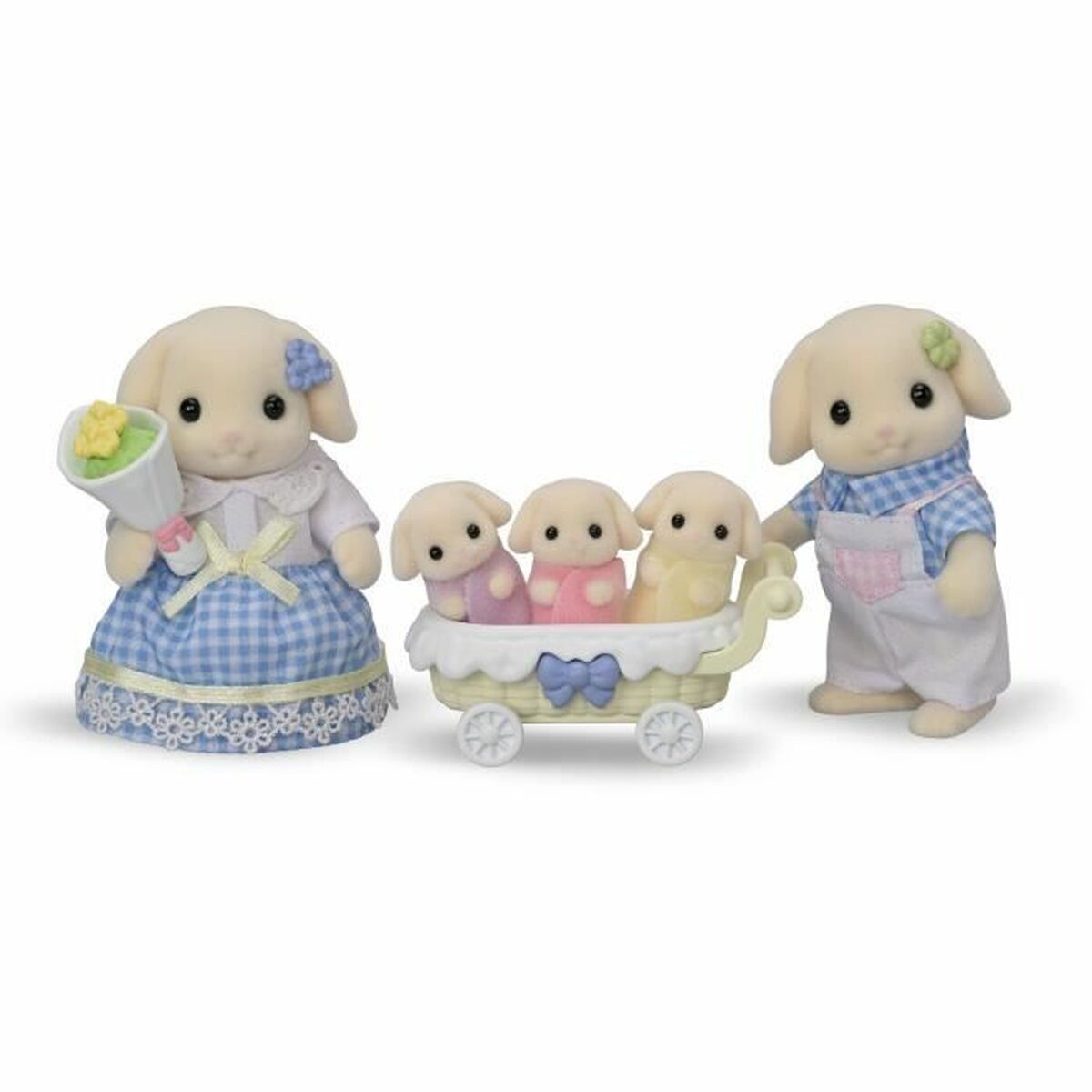 Sylvanian Families Accessoires Voor Poppenhuis Sylvanian Families 5735 Flora Rabbit Family