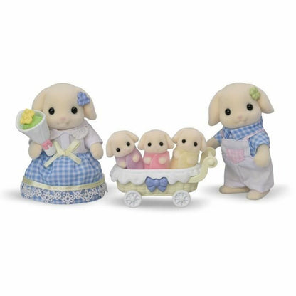 Sylvanian Families Accessoires Voor Poppenhuis Sylvanian Families 5735 Flora Rabbit Family