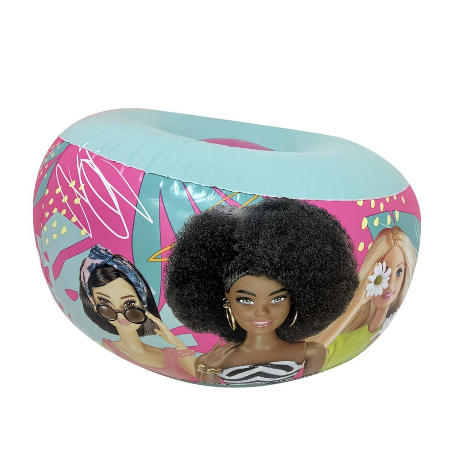 Barbie Opblaasbare Stoel 35X62 Cm Roze/Blauw