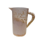 Glitter resin pitcher 12.5x12.5x21cm