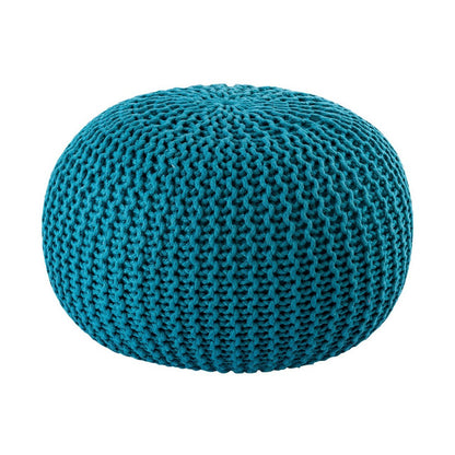 Pouf buiten Ø55x37 cm gerecycled plastic