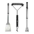 BBQ gereedschapset 3-delig zwart rvs