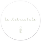Muurcirkel lentekriebels Dibond/Forex