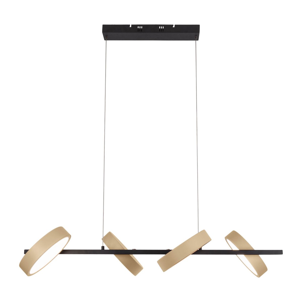 Led Hanglamp Tessa Amandel Mat Zwart Wit Plastic 150x110 cm