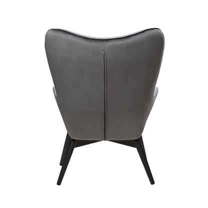 Armchair grey velvet