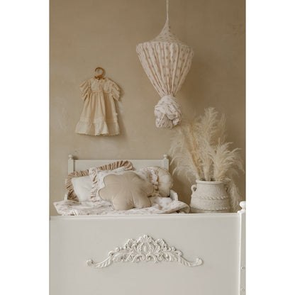 Mousseline Baldakijn Boho Flowers Voor Wieg En Kinderkamer