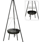 Hanging Fire Pit - With Grill Grate - Tripod Model