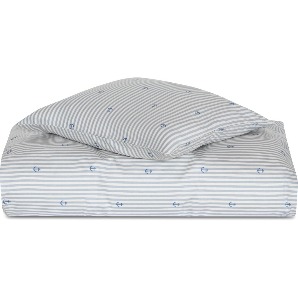 Baby beddengoed 70x100 cm satijnkatoen stripe-anchor