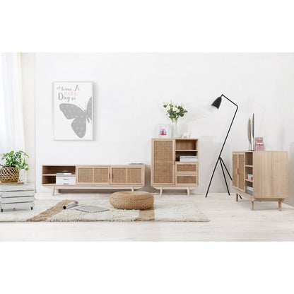 Dressoir 70x36x85 cm rotan bruin