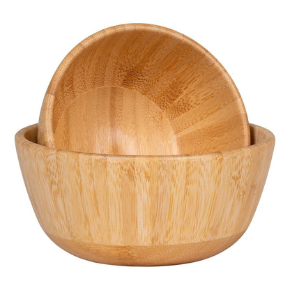 Bamboekom naturel set van 2