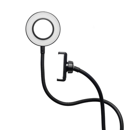 LED ringlamp met smartphonehouder 15x8x19 cm
