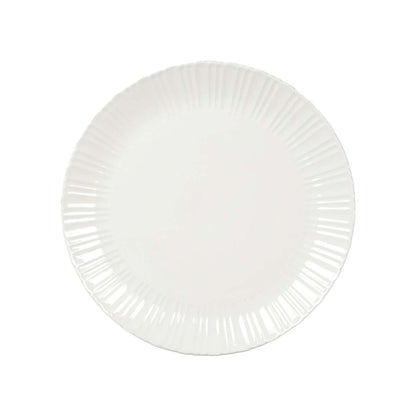 White Flora Flat Plate 26.6x26.6x2cm