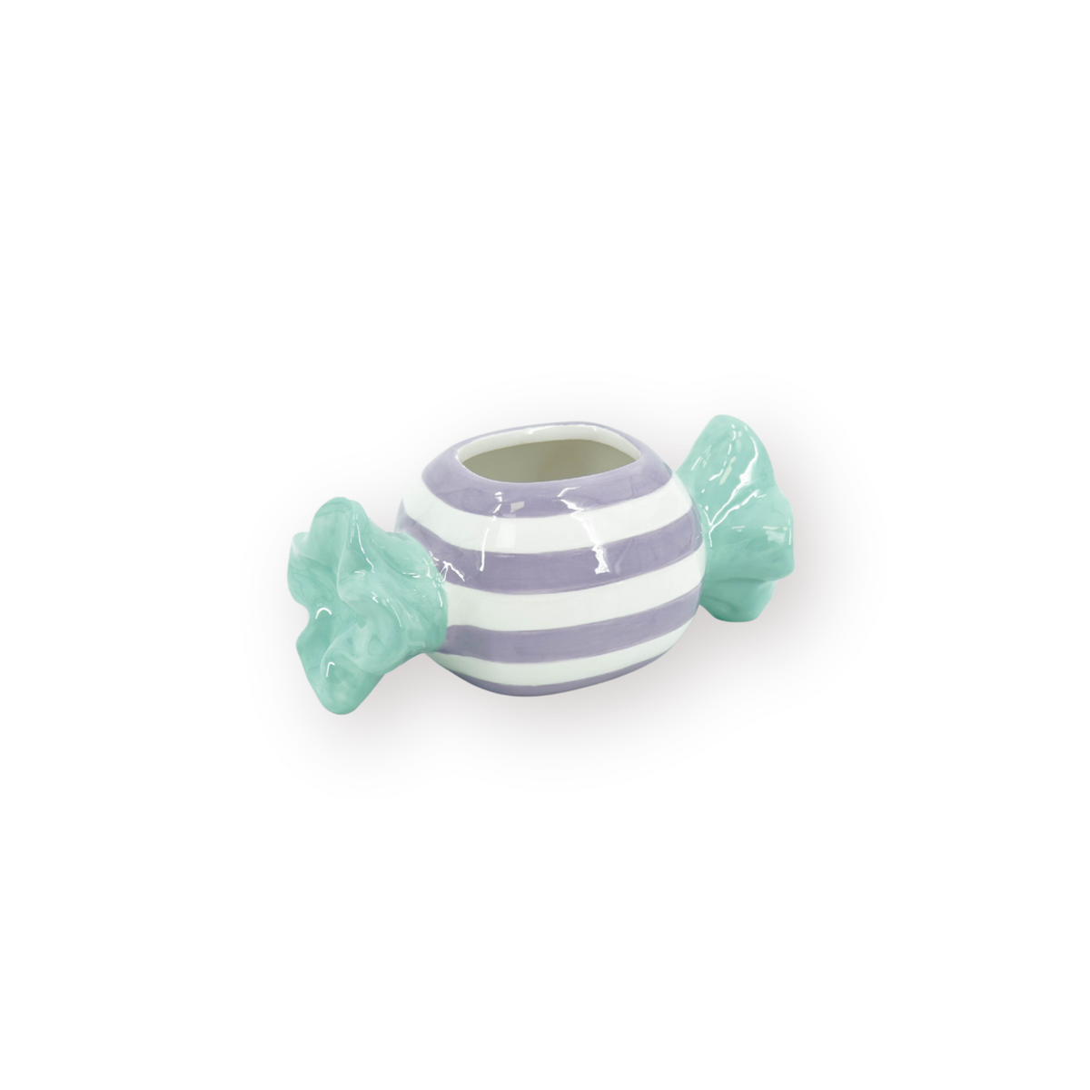 Bloempot 12,5x6x6 cm mint/lila dolomiet