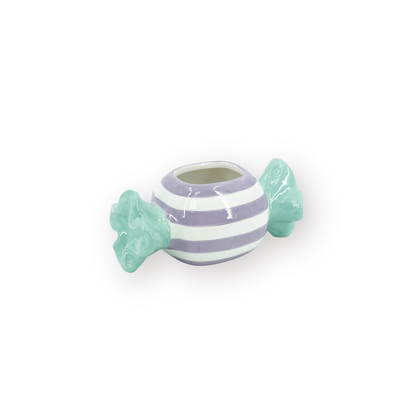 Bloempot 12,5x6x6 cm mint/lila dolomiet
