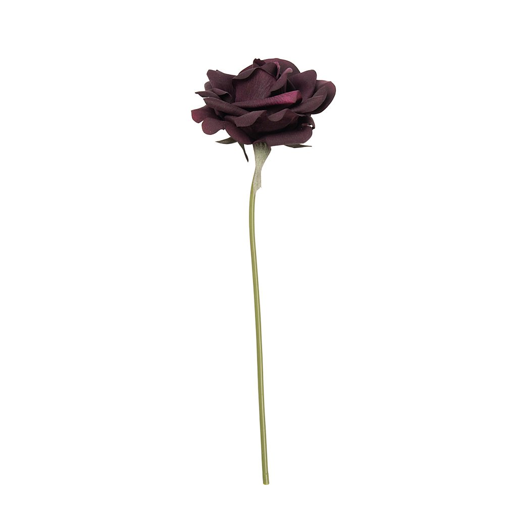 Artificial Rose 35 cm Purple Plastic