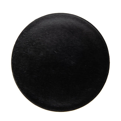 Coasters for Glasses Ø 10x4 cm Beige Plastic