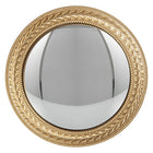 Convex mirror Ø 13x2 cm Gold-colored Plastic