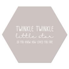 Wall hexagon twinkle twinkle stone