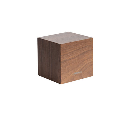 Wekker Mini Kubus zwart LED