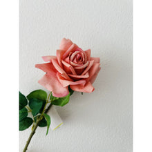 Kunstbloem roos 72 cm wit