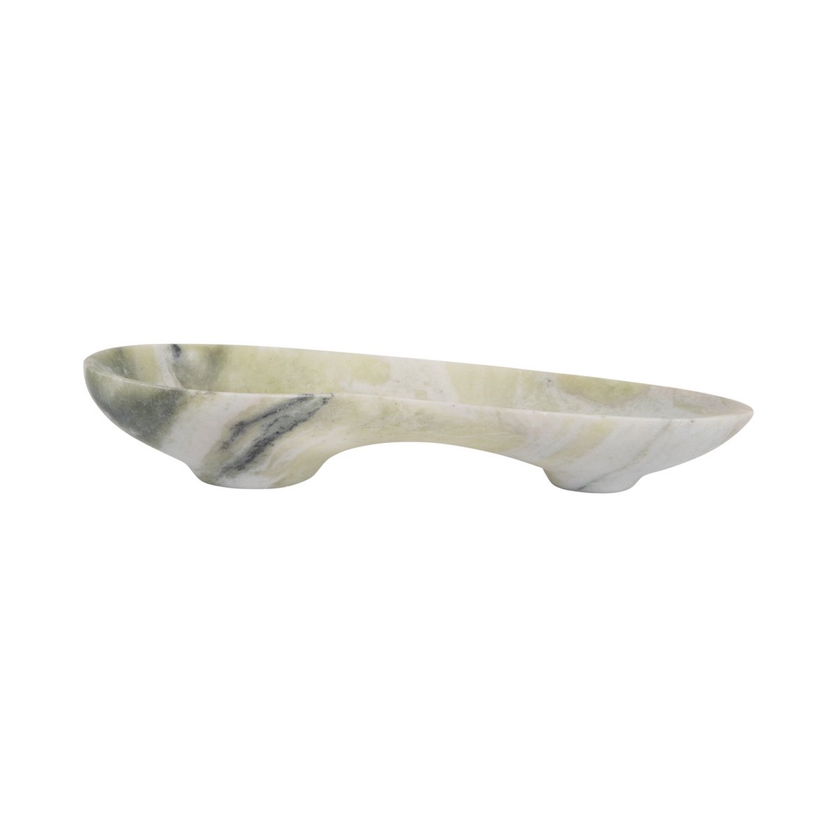 Marmeren schaal groen 37x13x7 cm