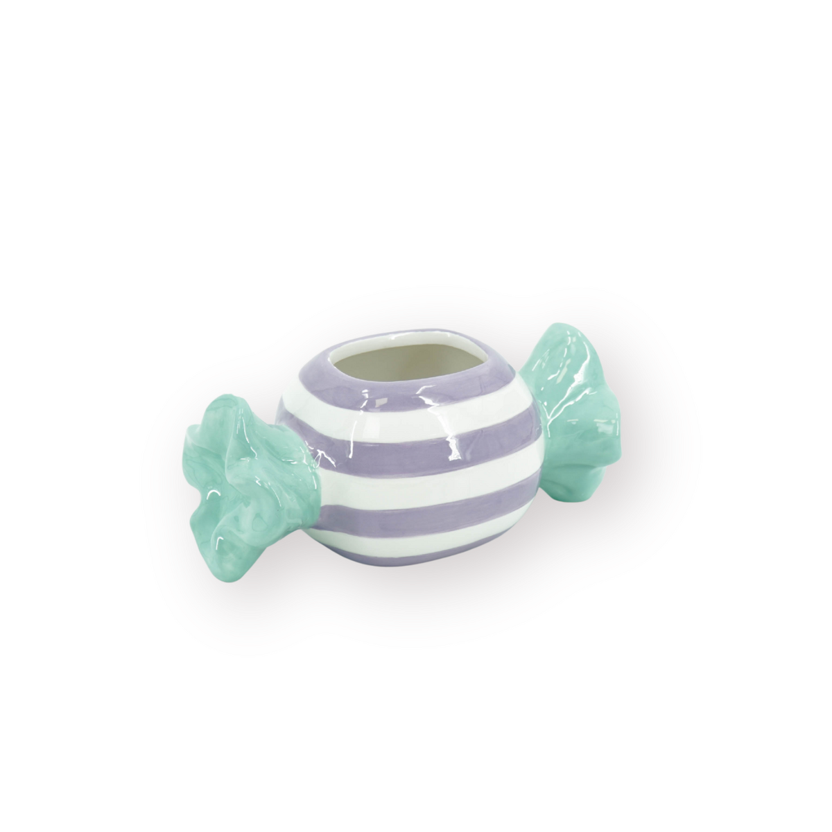 Bloempot Toffee Candy mint/lila 17x8x8 cm