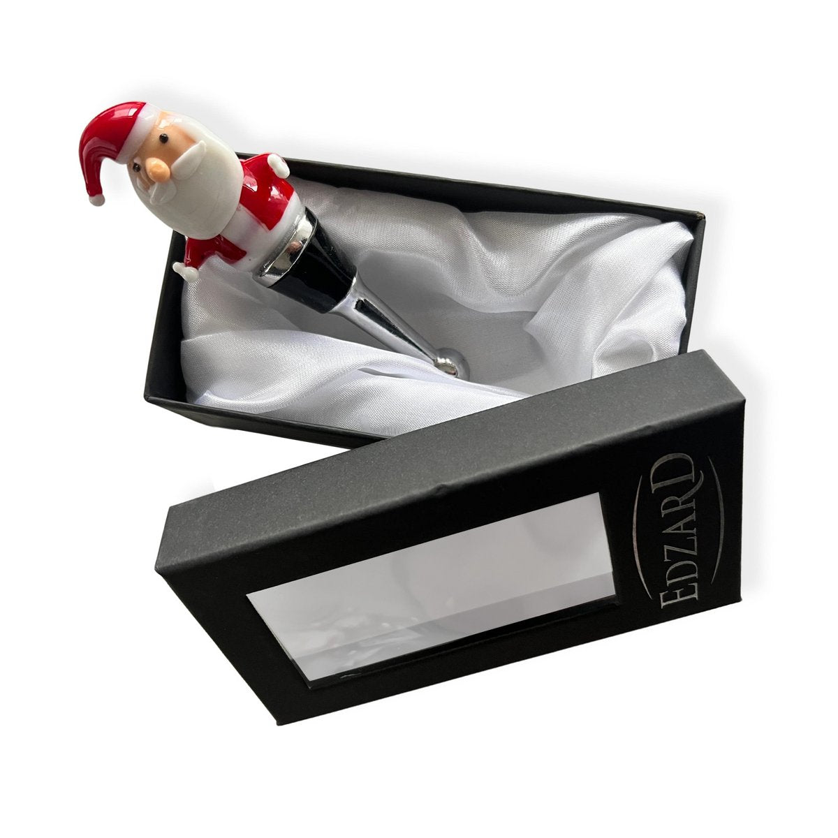 Flesdop Kerstman 11 cm Muranoglas