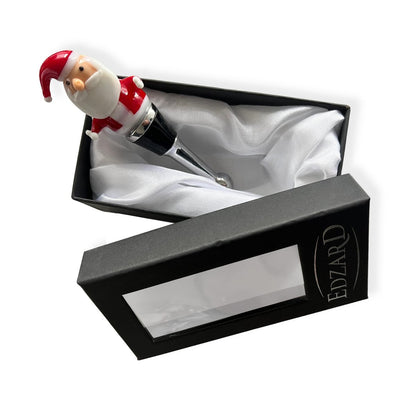 Flesdop Kerstman 11 cm Muranoglas