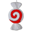 Kersthanger snoepvorm 33x18x4 cm rood wit