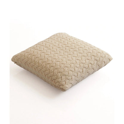 Kussenhoes 45x45 cm katoen natuurlijk beige