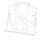 Kookboekstandaard 31x23x34 cm wit metaal