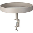 Tray Table With Clamp - Metal - Ø36 Cm - Taupe