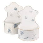Planthouder set beige ijzer 26x14x37 cm
