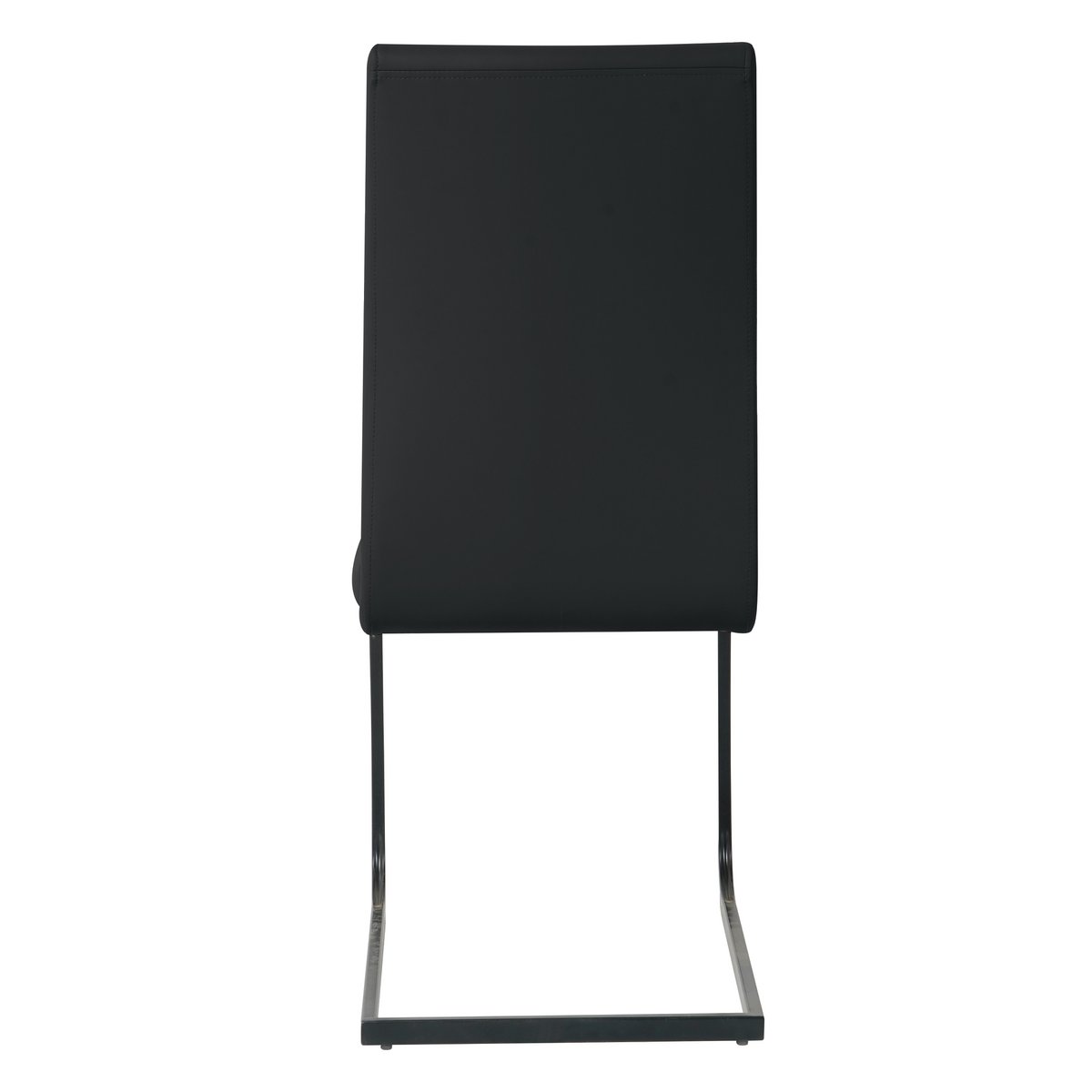 Stoelenset 2 stuks kunstleer sledeframe