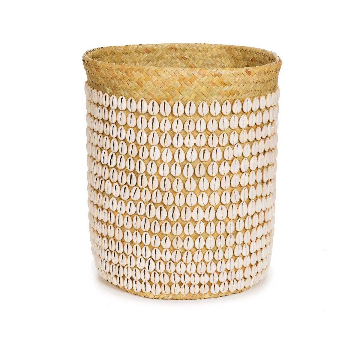 Pandan mand schelpen handgemaakt