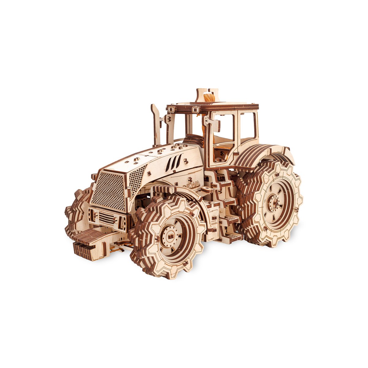 Houten tractor modelbouwpuzzel 31,5x17,3x20,7 cm berkenmultiplex