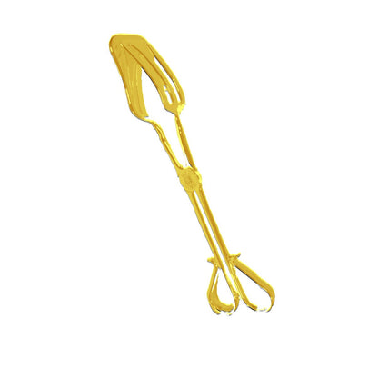 Serveertang 27 cm goud metaal