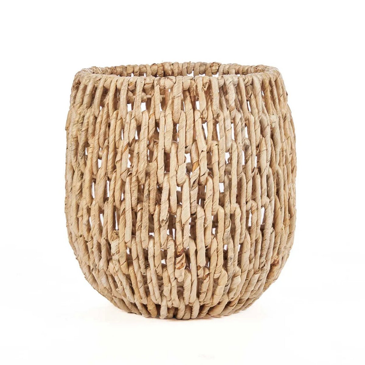 Mand bananenblad L naturel handgemaakt