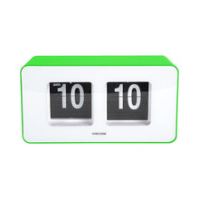 Wandklok tafelklok groen 18x9 cm plastic