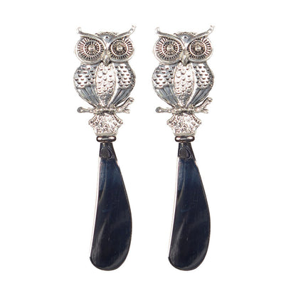 Botermessen set van 2 zilver 13 cm