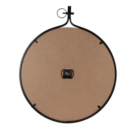 Wandklok 60x4x72 cm bruin zwart MDF vogels
