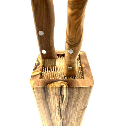 Messenblok olijfhout 16x8x8 cm