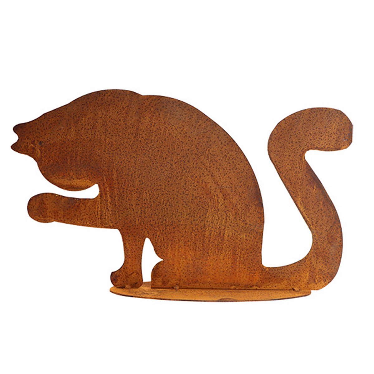 Metalen kat decoratie 32x22 cm
