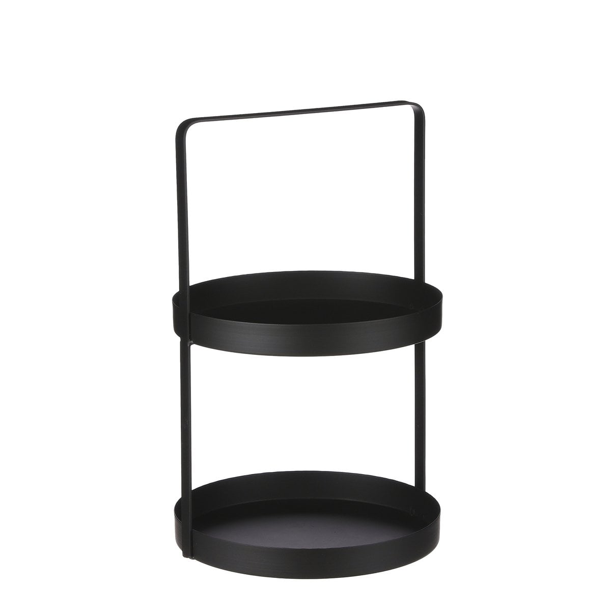 Etagère 25 cm diameter ijzer zwart
